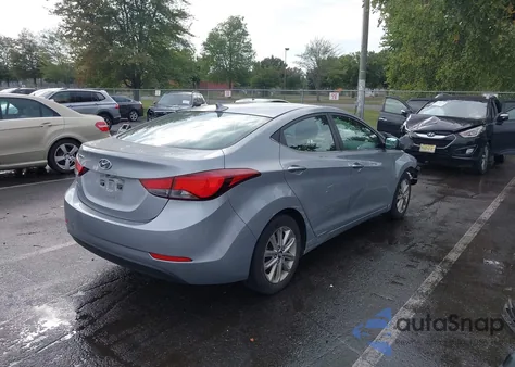 2015 Hyundai Elantra Se из США, поврежденный, VIN 5NPDH4AE0FH581488